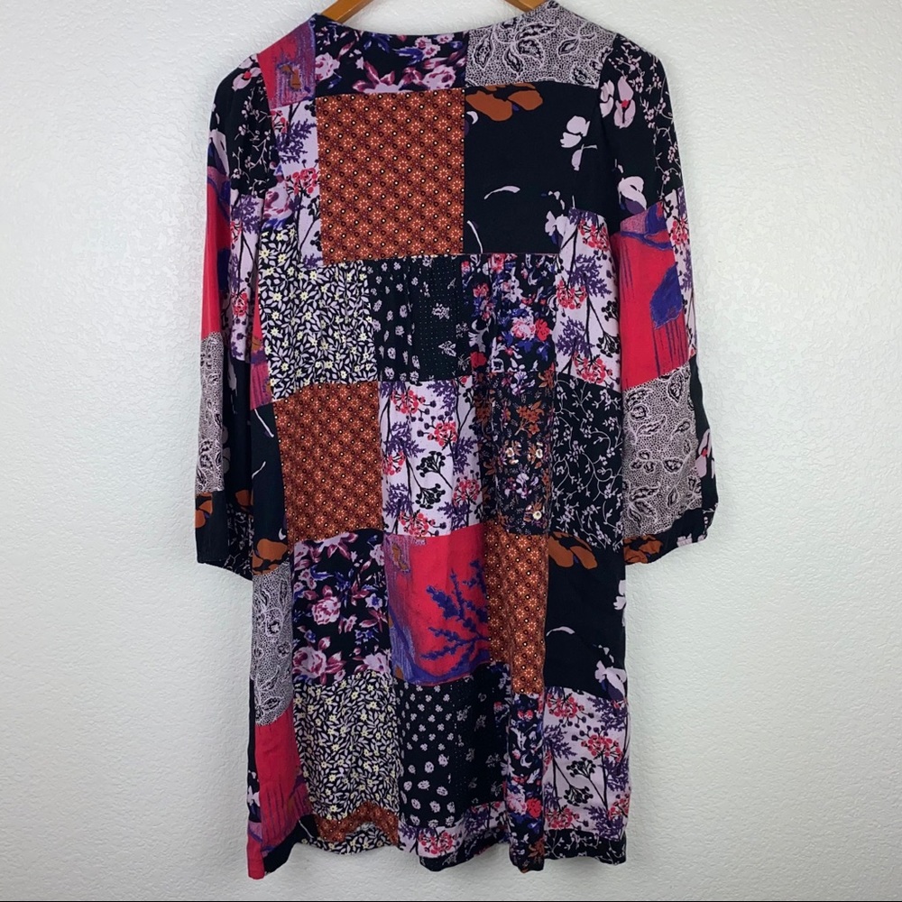 Anthro One September Embroidered Patchwork Lace-U… - image 6